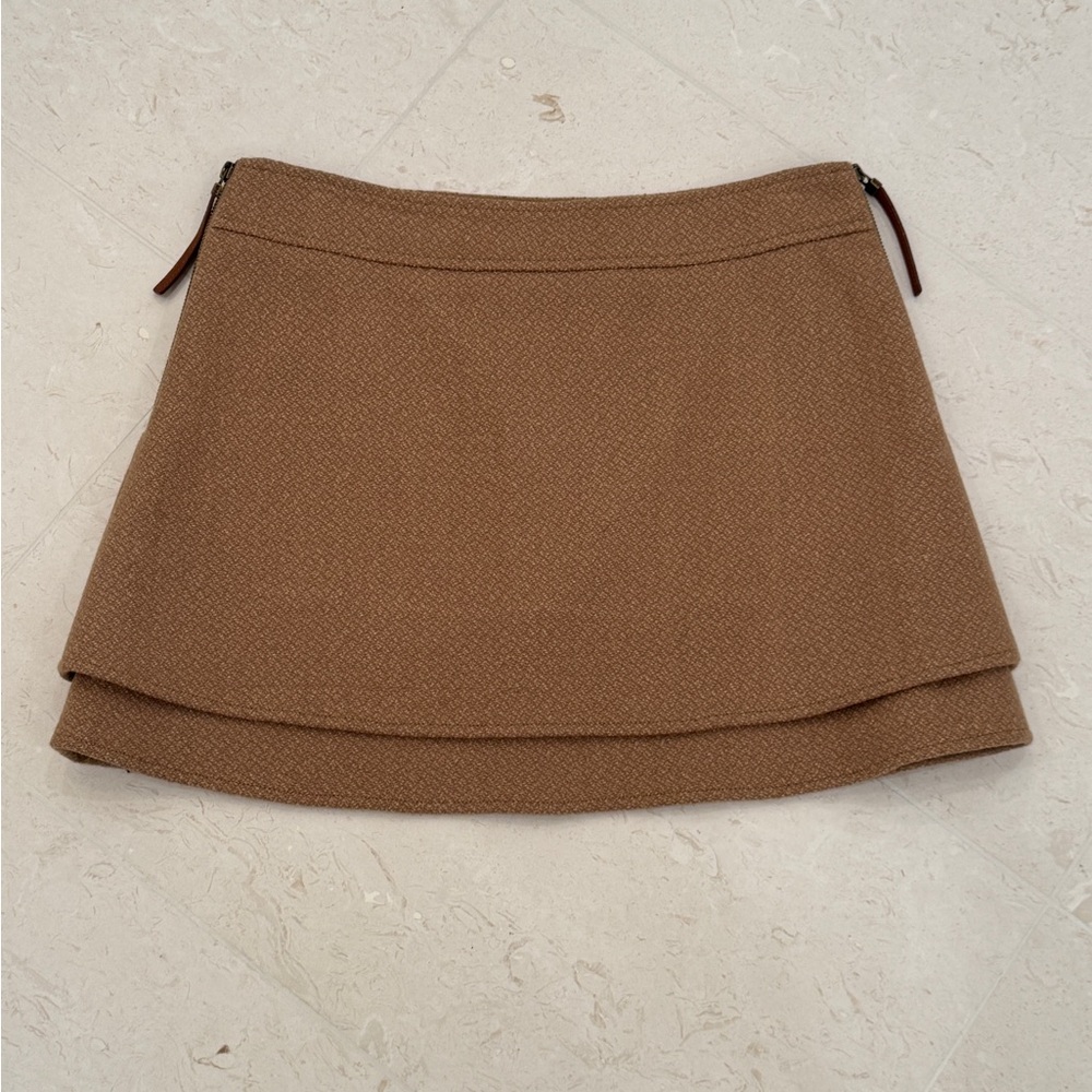 Rachel Zoe Mini Skirt - Camel Size 6